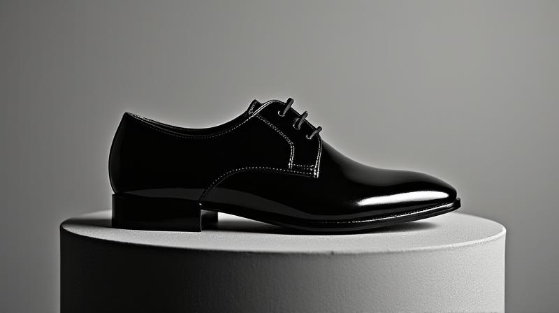 클래식한 블랙 옥스포드화